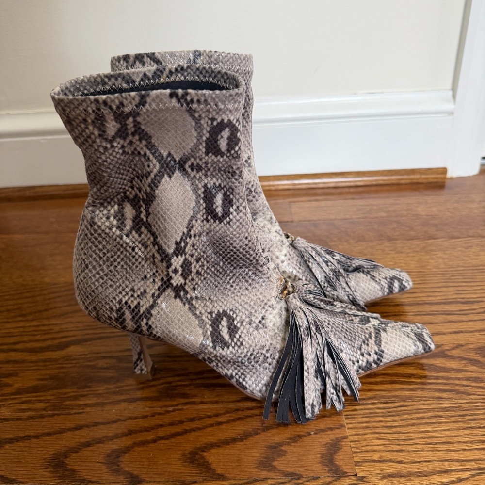 A.W.A.K.E. Mode Agnes Stretch Python Bootie Size … - image 7